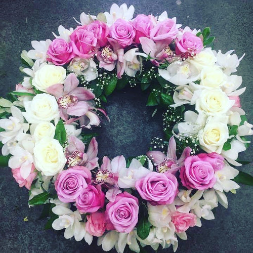 Round Funeral / Remembrance Wreath